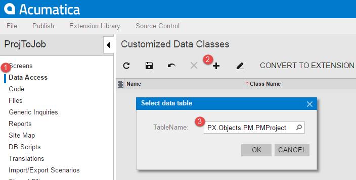 Modificación de etiquetas de campo en Acumatica