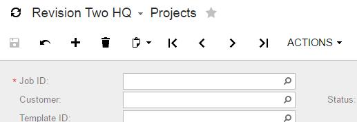 Modificación de etiquetas de campo en Acumatica