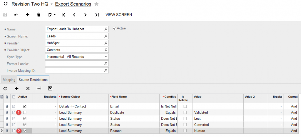 Integración de HubSpot con Acumatica