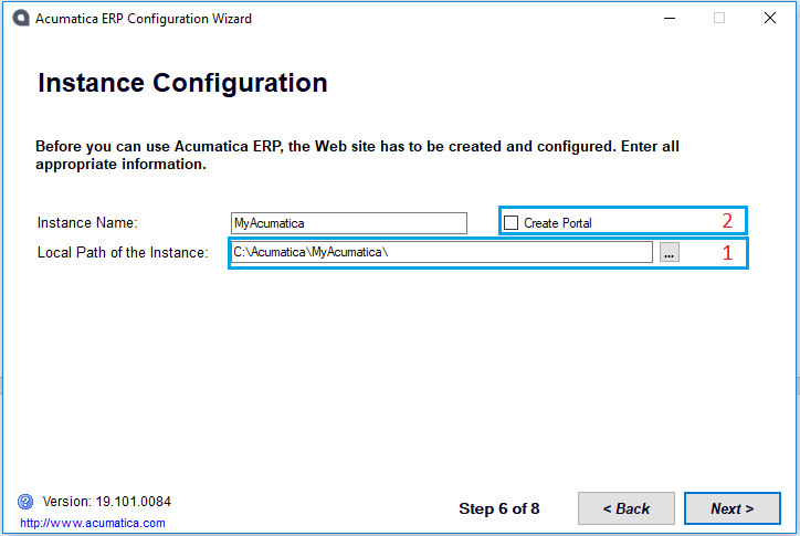 ERP Cloud - Configuración de instancias.