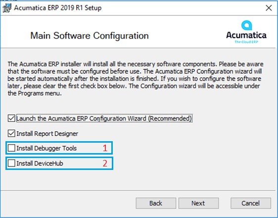 Acumatica ERP 2019 R1 Setup - Configuración principal del software.