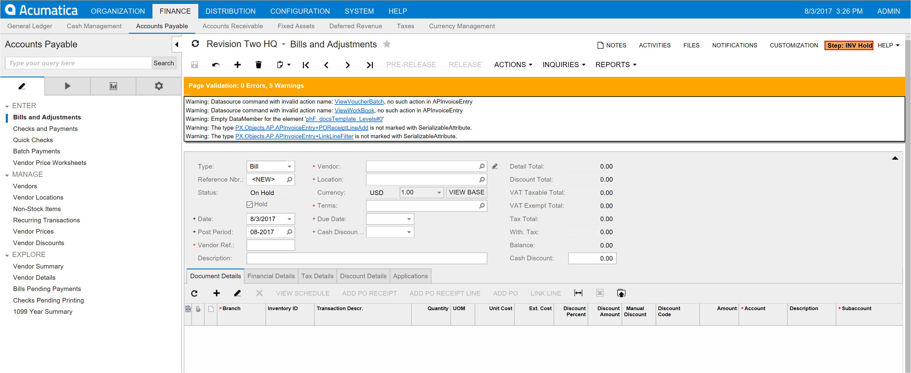 Consejos y trucos para desarrolladores: Configuración de su instancia de Acumatica