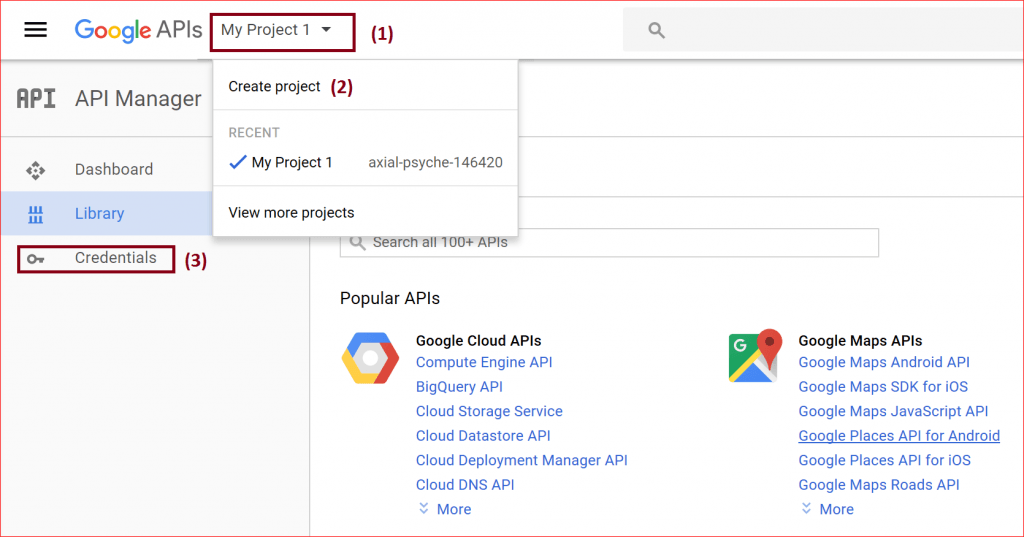 API de Google - Mi proyecto