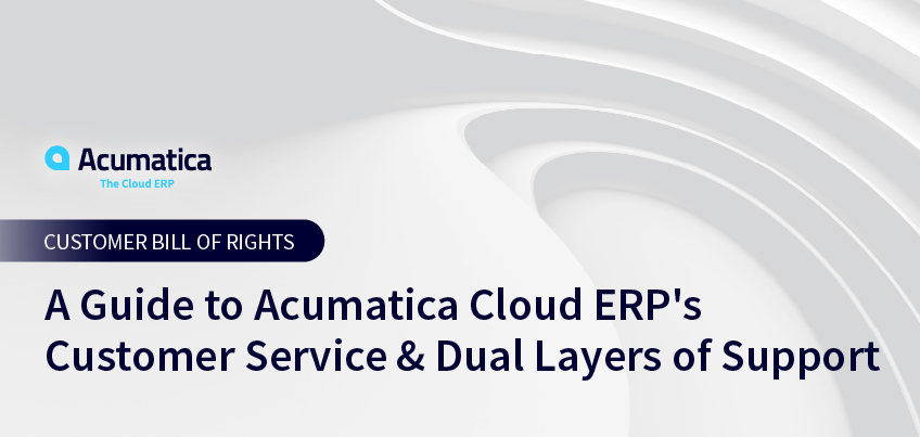 Guía sobre el servicio de atención al cliente y los dos niveles de asistencia de Acumatica Cloud ERP