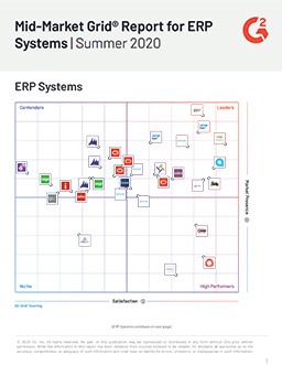 Informe Mid-Market Grid® para sistemas ERP | Verano 2020
