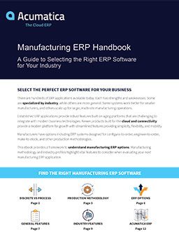 Guía de ERP para la fabricación