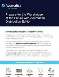 Prepárese para el almacén del futuro con Acumatica Distribution Edition