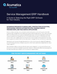 Mejor software ERP de gestión de servicios