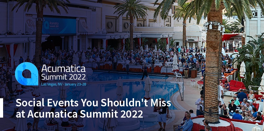 Eventos sociales que no debe perderse en Acumatica Summit 2022