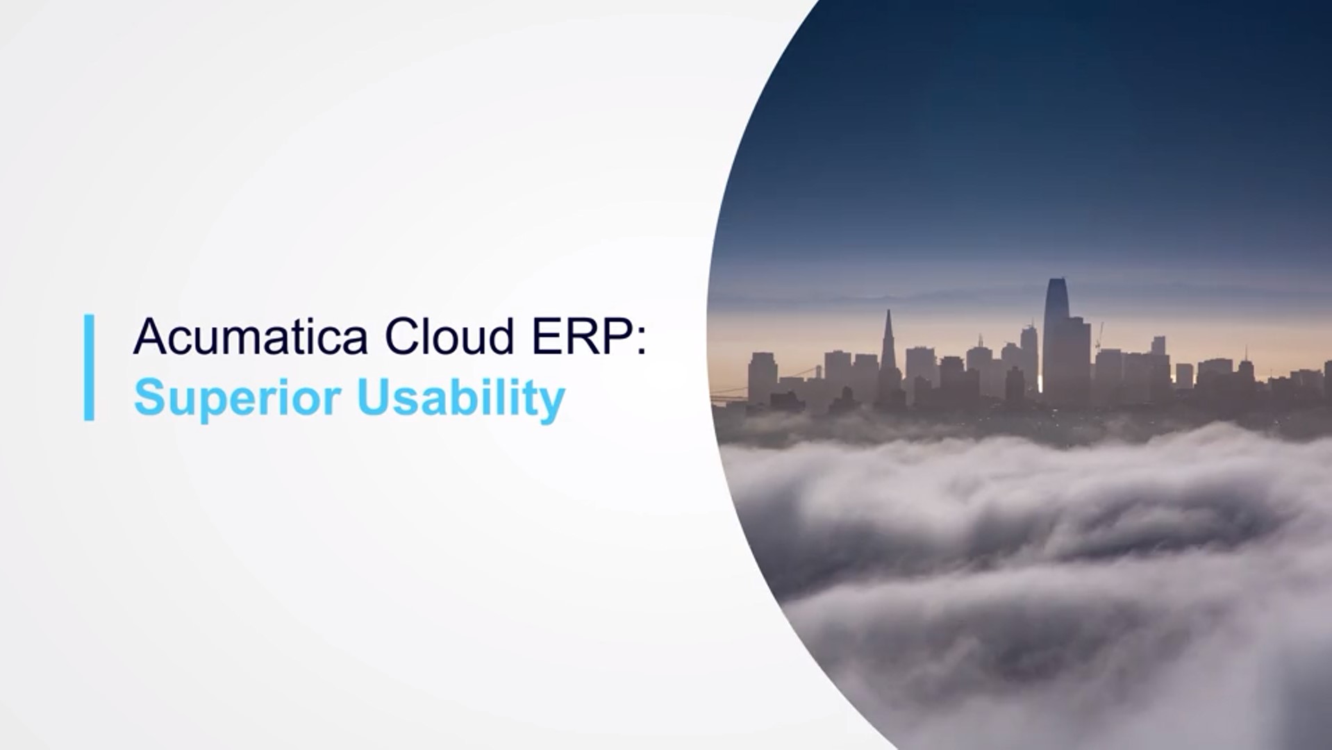 Usabilidad superior con Acumatica Cloud ERP