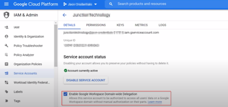 Mantenimiento de usuarios de Acumatica a través de Google Workspace
