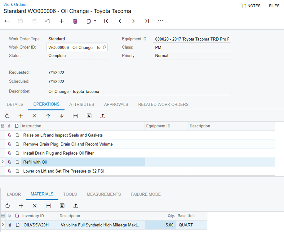 CMMS-Lite - Un proyecto de la comunidad Acumatica