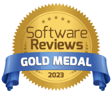 Medalla de Oro SoftwareReviews 2023
