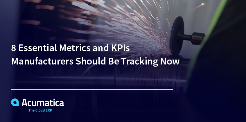 8 métricas y KPI esenciales que los fabricantes deberían controlar ya