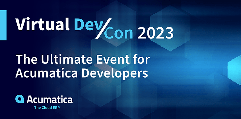 Conferencia de desarrolladores de Acumatica del 27 al 29 de junio de 2023 - ¡Inscríbase ya!