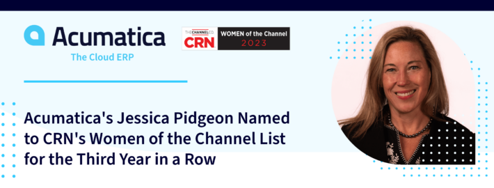 Jessica Pidgeon, de Acumatica, incluida en la lista de mujeres del canal de CRN por tercer año consecutivo