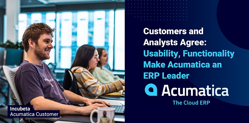 Clientes y analistas coinciden: La facilidad de uso y la funcionalidad hacen de Acumatica un ERP líder