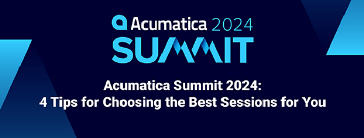 Acumatica Summit 2024: Cuatro consejos para elegir las mejores sesiones para usted