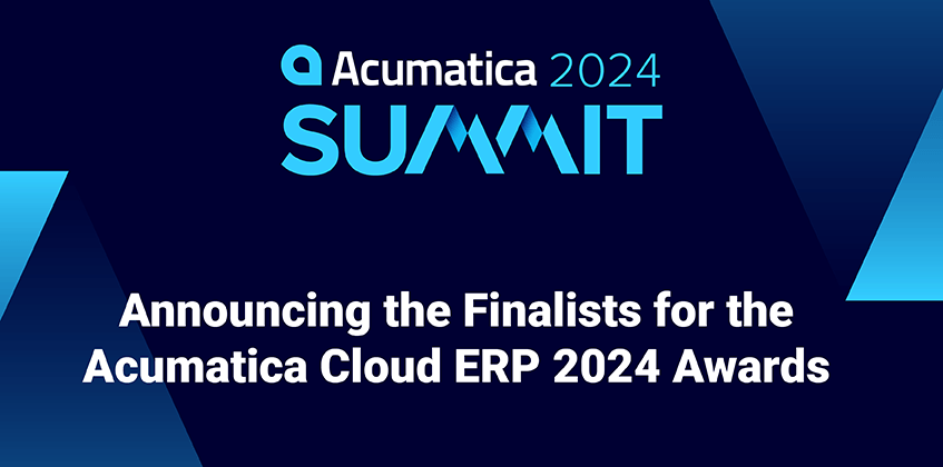 Anuncio de los finalistas de los premios Acumatica Cloud ERP 2024