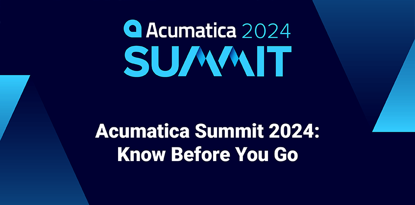 Acumatica Summit 2024: Infórmese antes de partir
