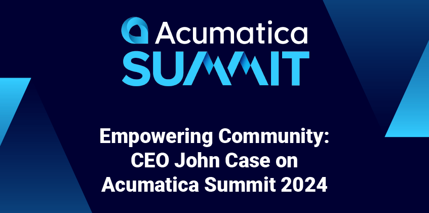 Capacitar a la comunidad: CEO John Case en Acumatica Summit 2024