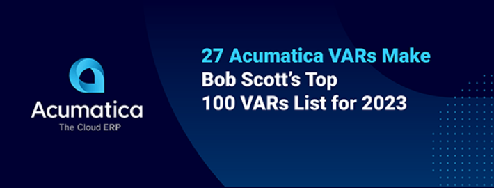 27 VARs de Acumatica en la última lista de estrellas VAR de Bob Scott