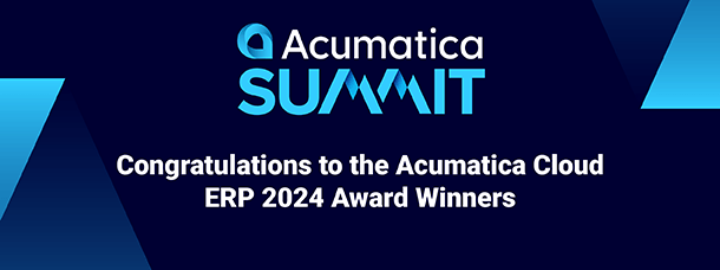 Enhorabuena a los ganadores de los premios Acumatica Cloud ERP 2024