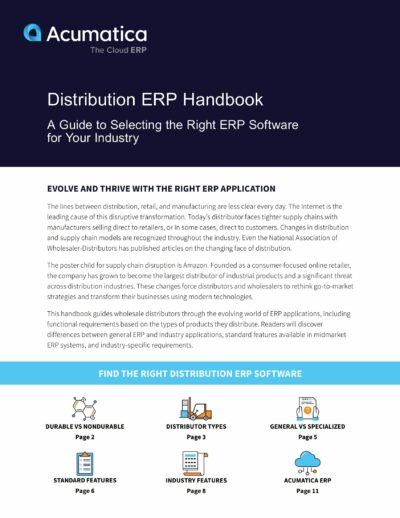 Manual de ERP para la distribución.