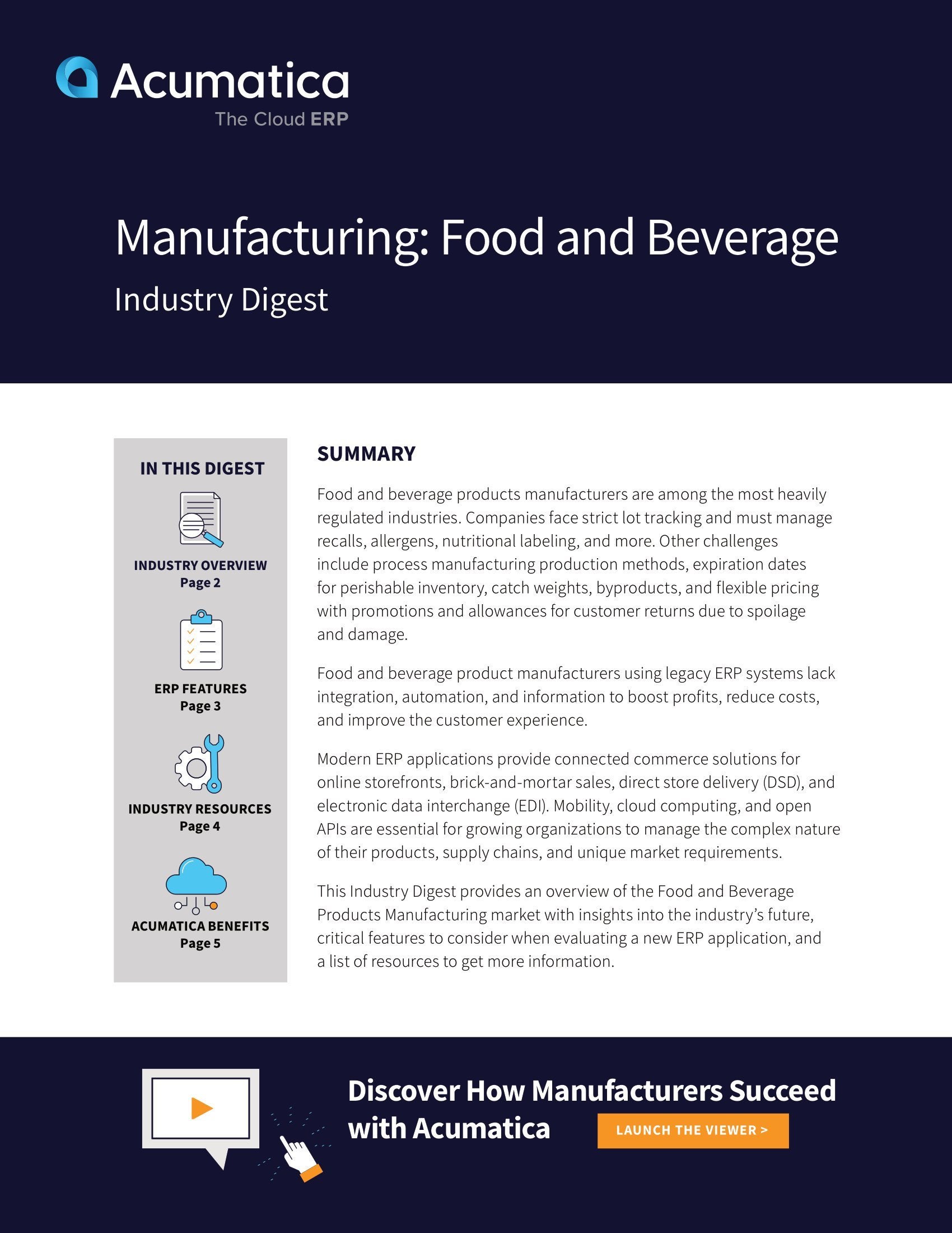 Software de gestión de alimentos y bebidas