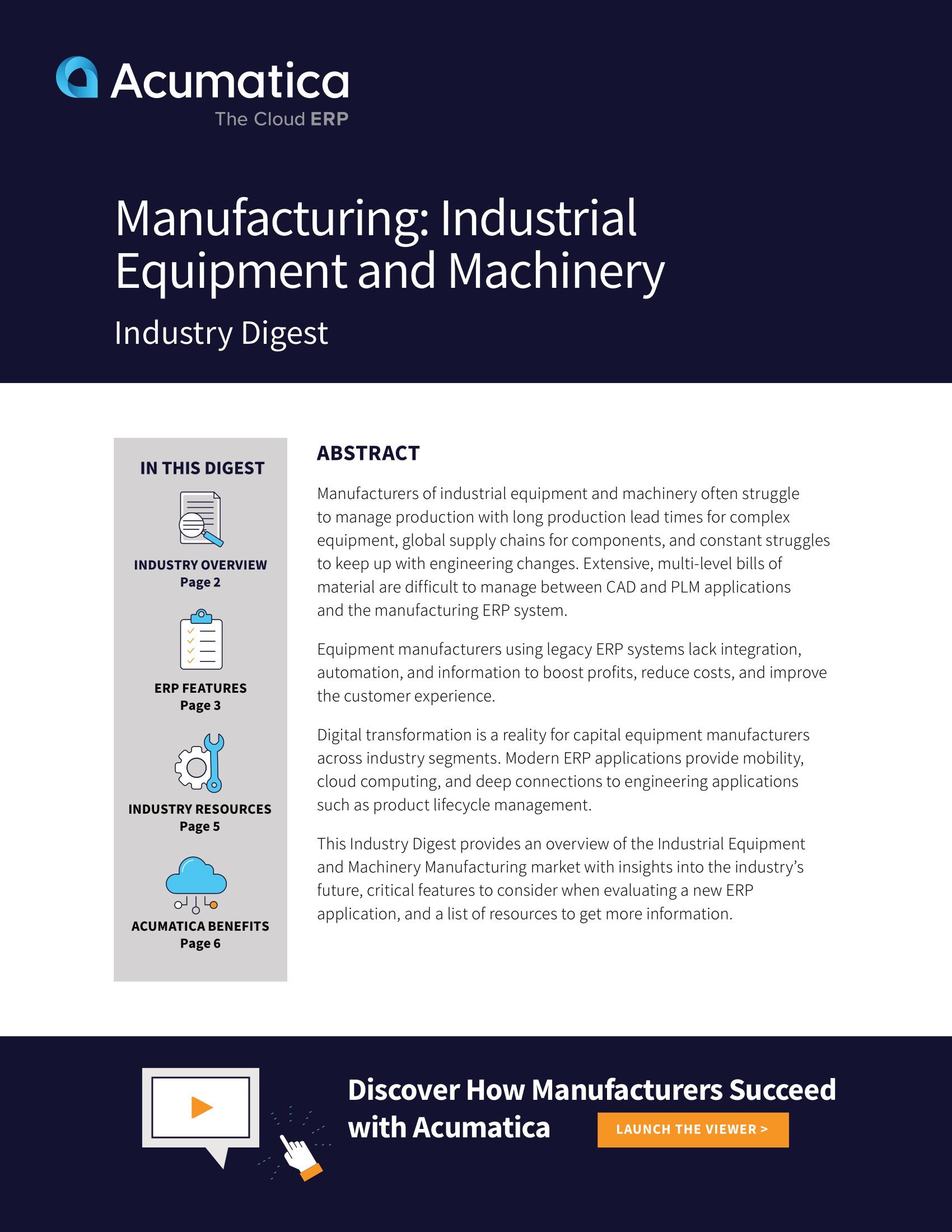 Encuentre un ERP para la fabricación de maquinaria y equipos industriales con esta guía