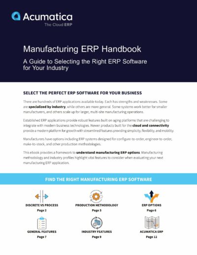 Manual de ERP para la fabricación