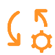 Icono de exclamación para mostrar los riesgos de cumplimiento como una debilidad de QuickBooks en comparación con Acumatica