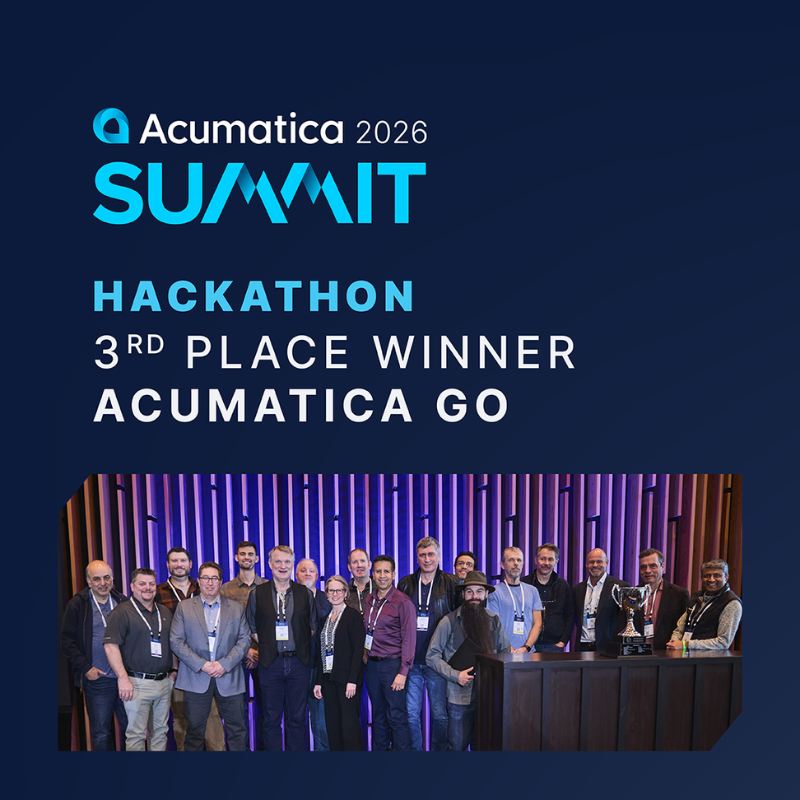 Las aplicaciones inspiradas en la IA suben el listón en el Acumatica Hackathon 2026